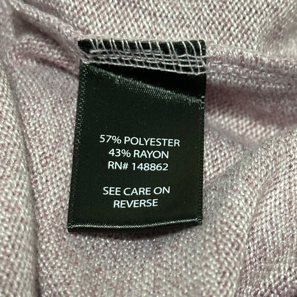 Torrid size 3 lavender 3/4 sleeve open cardigan sweater tunic - Picture 4 of 8